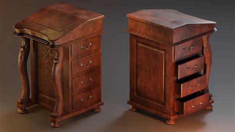 Antique Desk - FlippedNormals