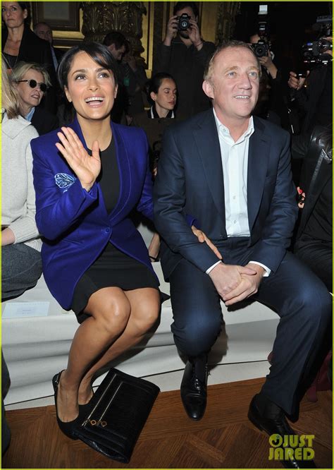 Salma Hayek Stella Mccartney Paris Fashion Week Show Photo