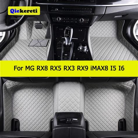 QIEKERETI Custom Car Floor Mats For MG RX8 RX5 RX3 RX9 IMAX8 I5 I6 Auto