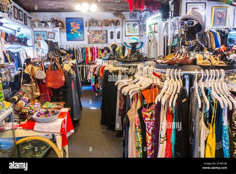 New York Ny Usa East Village Shopping Vintage Old Clothing Store