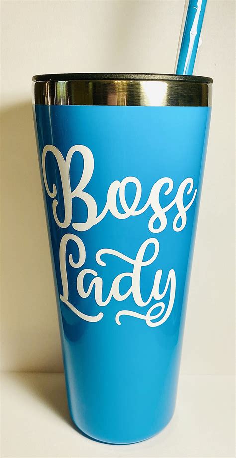 Boss Lady Stainless Insulated Tumbler Boss Lady Tumbler Etsy Boss