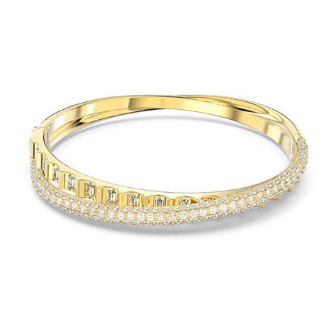 Brazalete Swarovski Rota 5650352 baño tono oro Francisco Ortuño