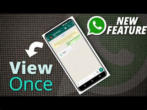 View Once Feature In Whatsapp View Once Feature Details In Whatsapp