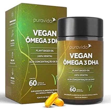 Puravida Omega Dha Vegetal Caps Mega Leo De Peixe