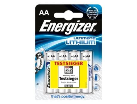 Pilha ENERGIZER Ultimate Lithium LR6 Pilha Blister 4 Unid Worten Pt