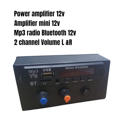 Jual AYABDG AMPLI MINI 12V 2 CHANNEL POWER AMPLIFIER CLASS D AMPLIFIER