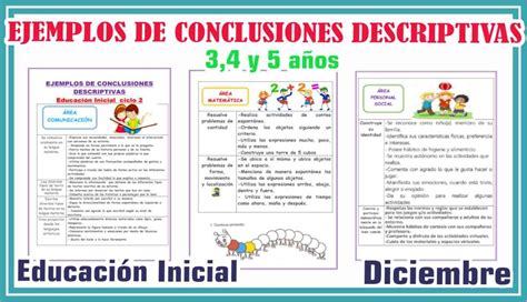 Ejemplos De Conclusiones Descriptivas Para Y A Os Todas Las