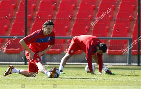 Neven Subotic Gojko Kacar Serbias National Editorial Stock Photo