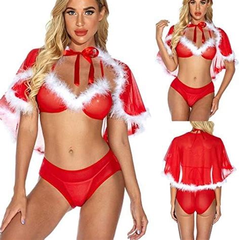 Dsqk Christmas Erotic Underwear Women Sexy Lingerie Transparent Lace