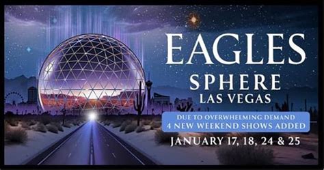 Eagles Take It Easy At Dazzling Sphere Debut The Music Universe