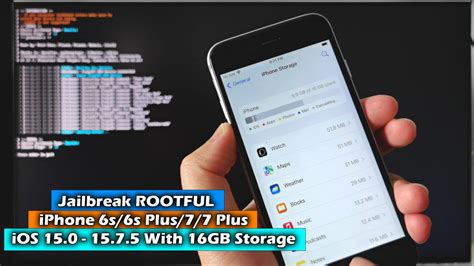 Jailbreak Rootful Iphone S S Plus Plus Ios With