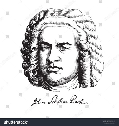 Johann Sebastian Bach Great German Composer And Royalty Free Stock