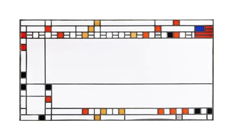 Clerestory Window From The Avery Coonley Playhouse Riverside Illinois By Frank Lloyd Wright On