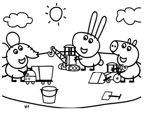 Coloriages peppa pig à imprimer