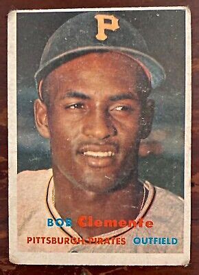 Roberto Clemente Topps Authentic Vintage Card No Creases