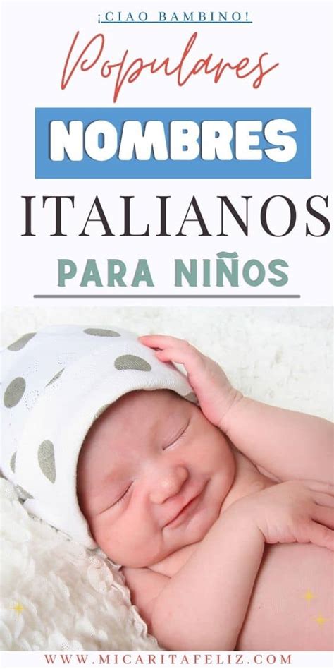 Nombres Italianos Para Niñas Y Niños Los Más Bellos