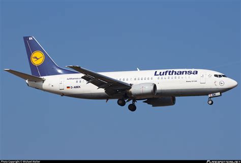 D Abek Lufthansa Boeing Photo By Michael Walter Id