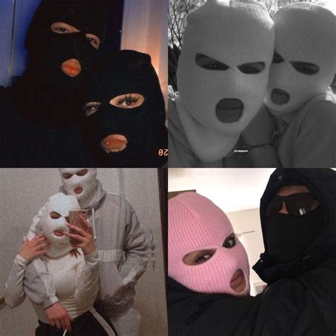 Robber Mask W Bae 💞 In 2021 Robber Mask Mask Girl Gangster Girl