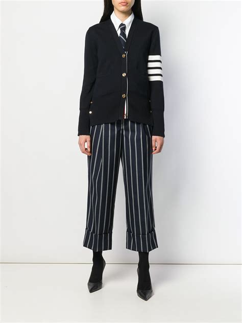 Thom Browne 4 Bar Stripe Cardigan Farfetch