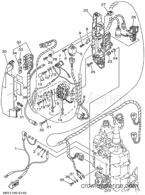 Electrical Yamaha Outboard Hp F Tlra Crowley Marine