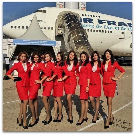 【マレーシア】エアアジア客室乗務員air Asia Cabin Crew【malaysia】 Sexy Flight Attendant