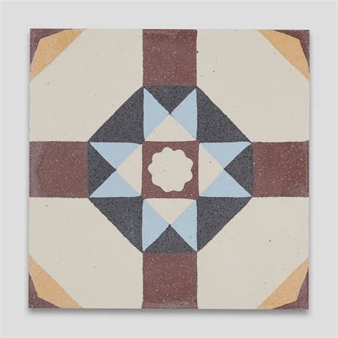 Petra Victorian Encaustic Cement Tile Otto Tiles Design