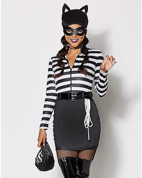 Adult Cat Burglar Costume Spencers