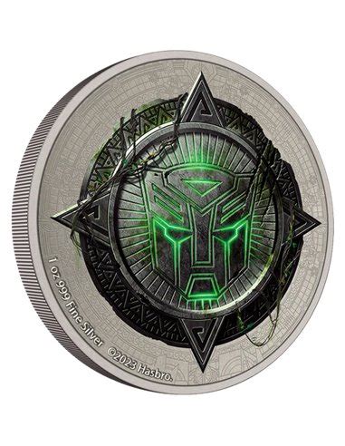 TRANSFORMERS 7 RISE OF THE BASTS Hasbro 1 Oz Silver Coin 2 Niger 2023