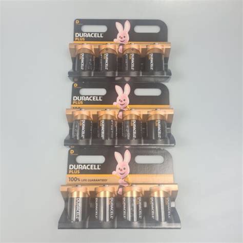 3 Pack Duracell D Cell Batteries Size Plus Power Alkaline X 4 Lr20 Mn1300 5000394019201 Ebay