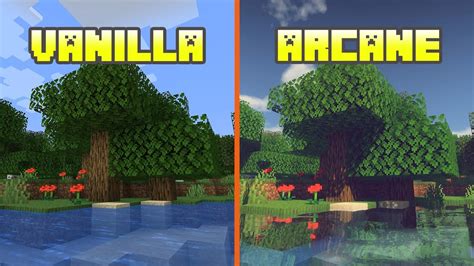 Vanilla Vs Arcane Shaders Shader Comparison K Fps Youtube