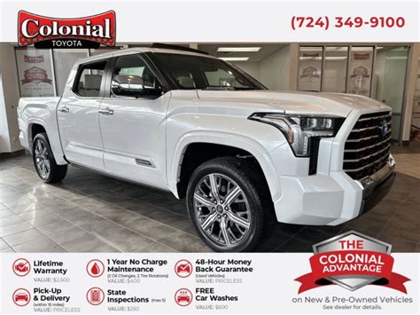 New Toyota Tundra Wd Capstone Hybrid Crew Cab Pickup In Indiana