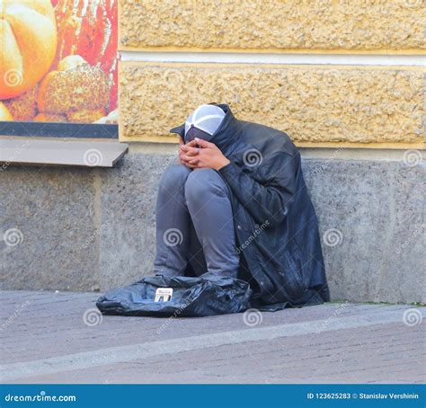 A street beggar editorial stock photo. Image of impoverished - 123625283