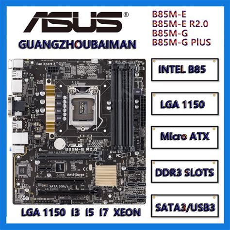 Mainboard Asus B85m G B85 Plus Hỗ Trợ Socket Lga1150 Mixasale