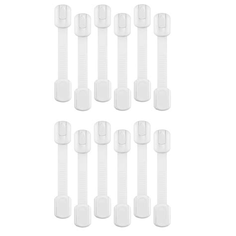 Renaissant 12 Pack Child Safety Locks Baby Proof Cabinet Lock