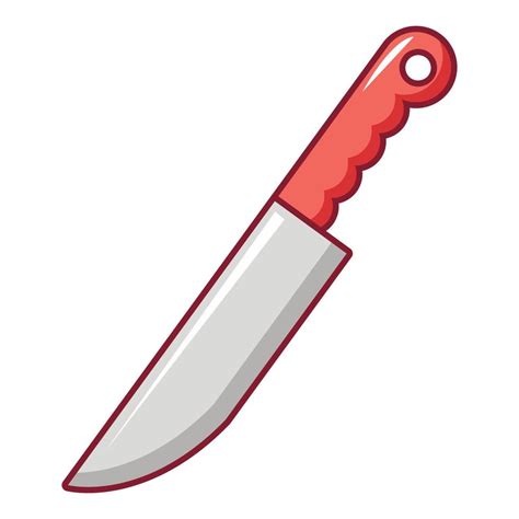 Icono De Cuchillo Estilo De Dibujos Animados Vector En Vecteezy