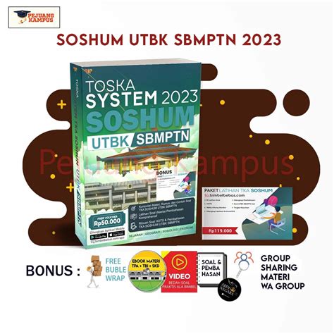 Jual Buku Sbmptn Buku Utbk Buku Soshum Toska System Buku