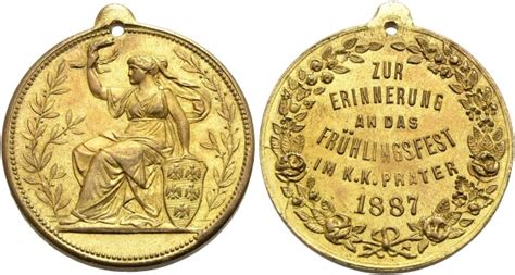 AE Medaille 1887 Kaiserreich Österreich Franz Joseph I 1848 1916