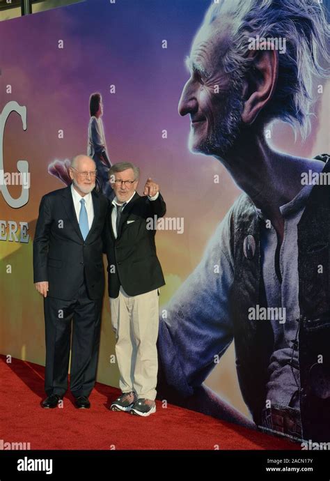 LOS ANGELES, CA. June 21, 2016: Director Steven Spielberg & composer John Williams at the U.S ...