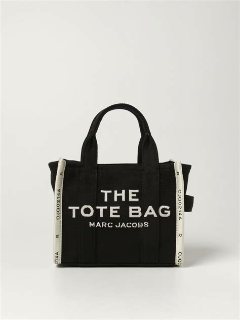 Marc Jacobs The Tote Bag Canvas Bag Black Marc Jacobs Tote Bags