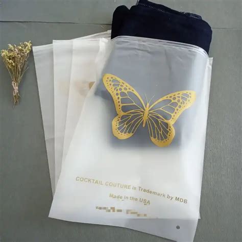 Eco Friendly Custom Printed Biodegradable Frosted Zipper Bag For