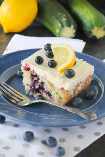 Lemon Blueberry Zucchini Cake Say Grace Blog