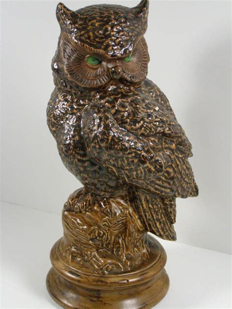 Large Owl Vintage Figurine