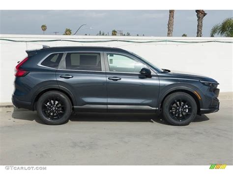 Meteorite Gray Metallic 2023 Honda CR V Sport Hybrid Exterior Photo