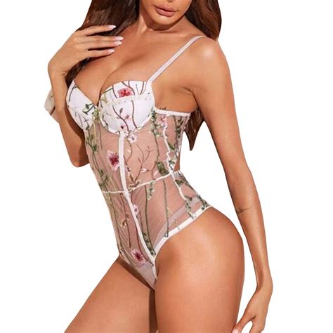 Dr Eam Women Sexy Fishnet Lingery Bodysuits Bikini French New Lingerie