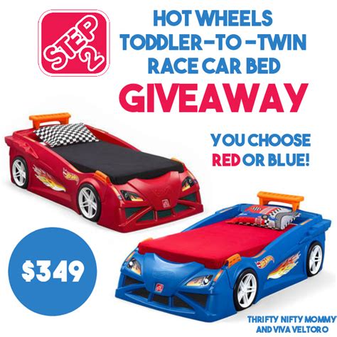 Step2 Hot Wheels Race Car Bed Giveaway Mommy Mafia