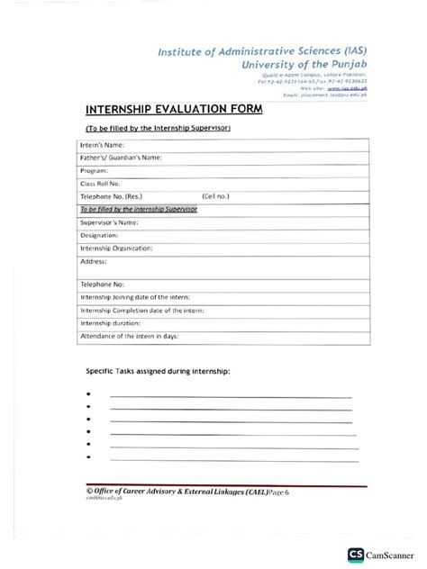 Evaluation Form | PDF