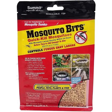 Summit Mosquito Bits Insecticide Controls Fungus Gnat Larvae 8 Ounce Bag