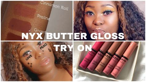 Nyx Butter Gloss On Dark Skin Must Haves Try On Youtube