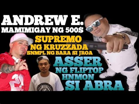 Andrew E Mamimigay Ng Sa Mga Solid Fans Asser Hnmon Ng Fliptop