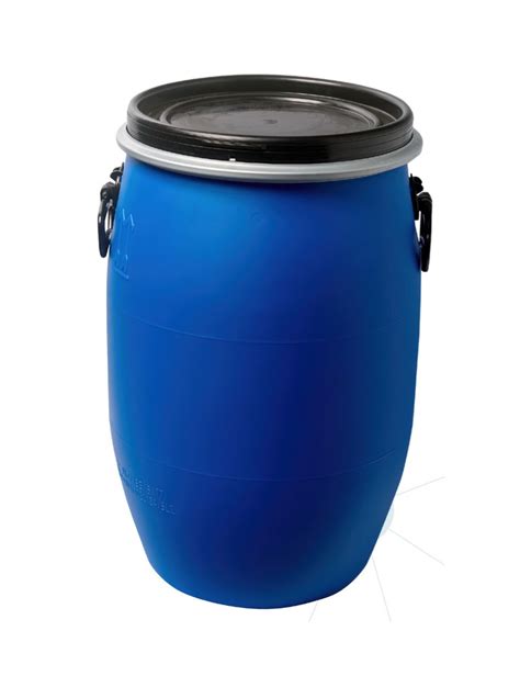 Fût plastique bleu 30L Aude Plastique